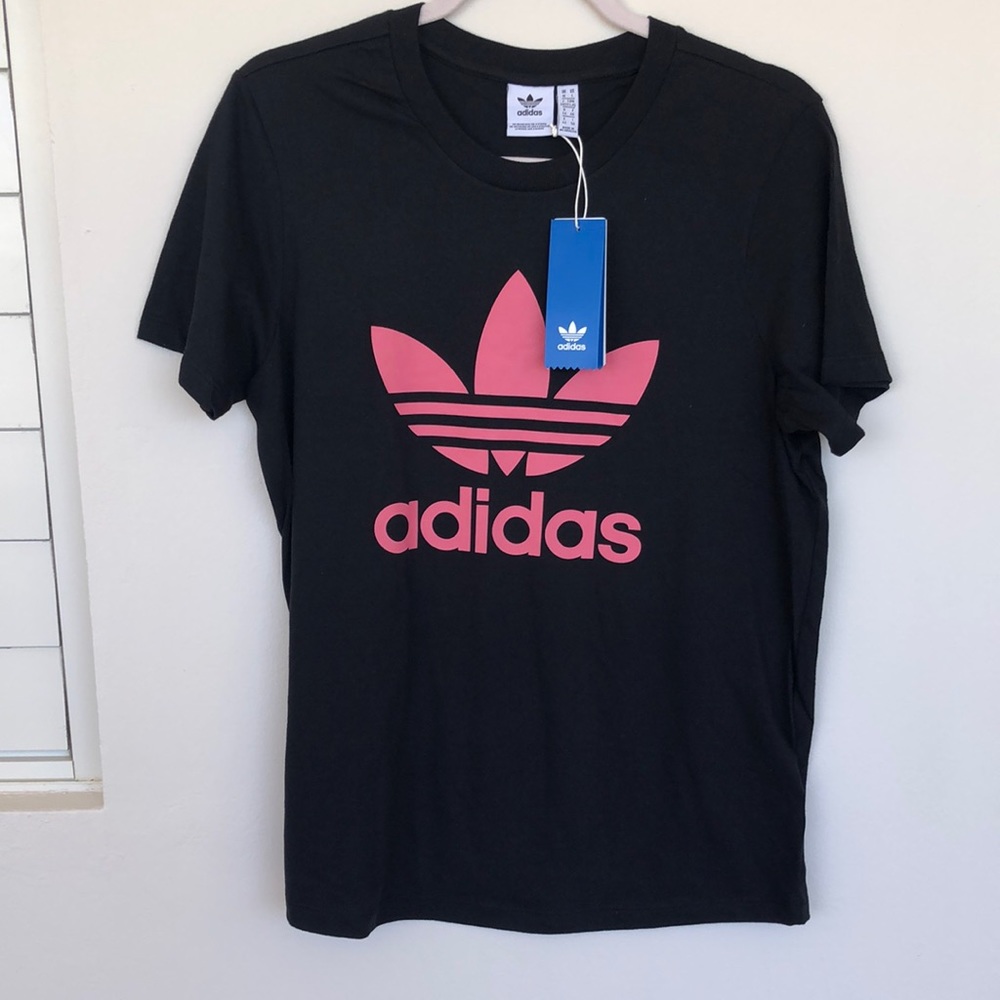 Adidas tshirt black Large